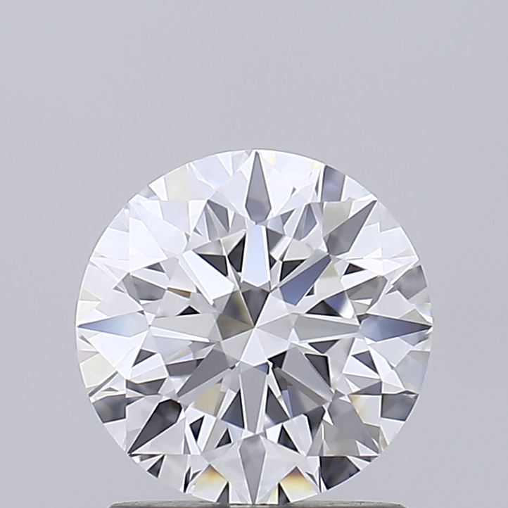 1.34 Carat Round Shaped, Ideal Cut, D Color, VVS2 Clarity, IGI Certified Lab Grown Diamond