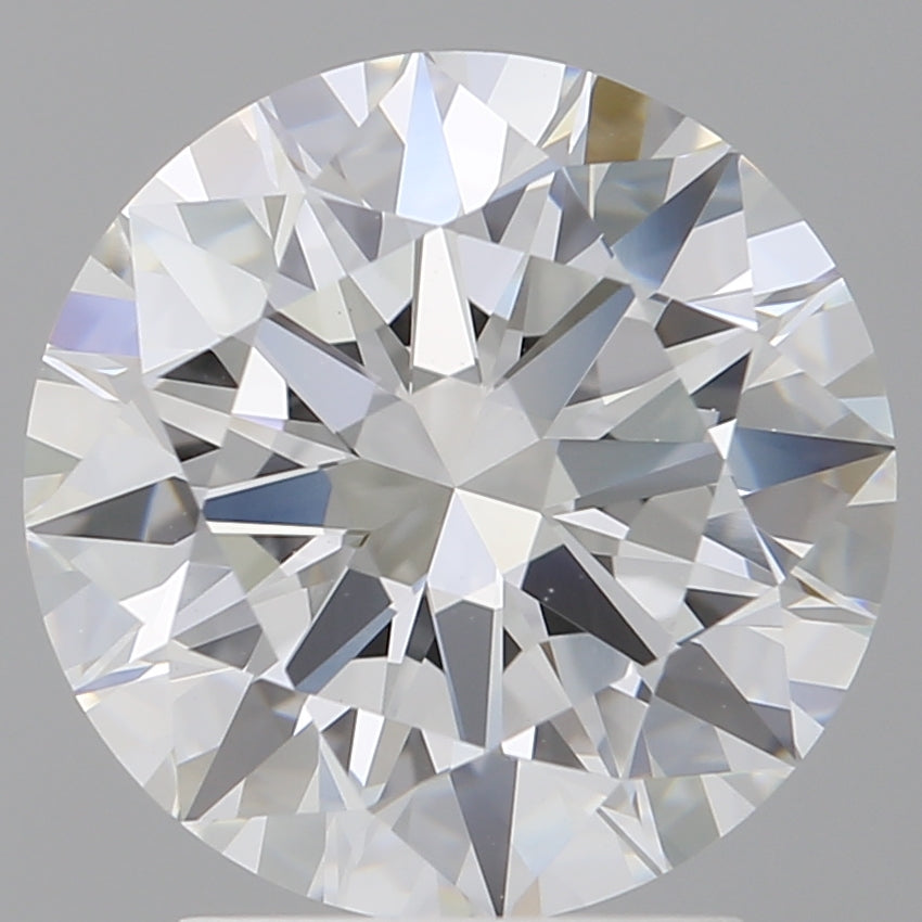 3.00 Carat Round Shaped, Ideal Cut, E Color, VVS2 Clarity, IGI Certified Lab Grown Diamond