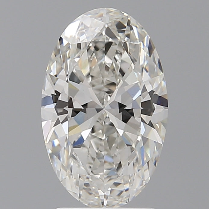 2.60 Carat Oval Shaped, Ideal Cut, F Color, VS1 Clarity, IGI Certified Lab Grown Diamond