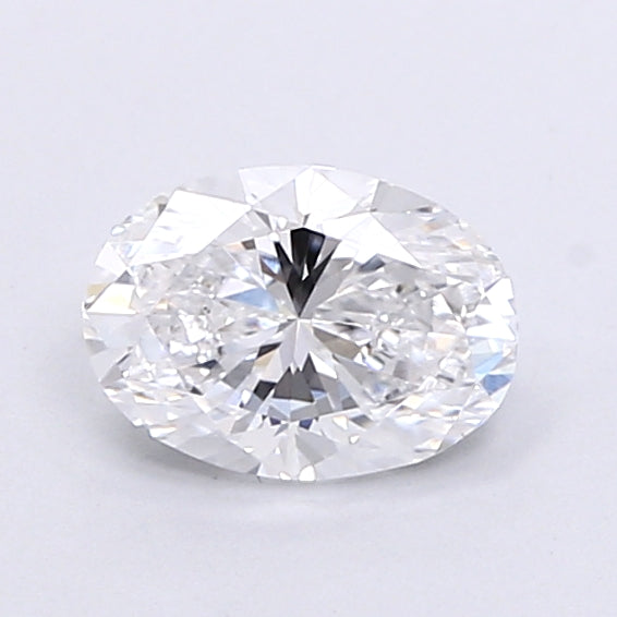 0.84 Carat Oval Shaped, Very Good Cut, D Color, VVS2 Clarity, IGI Certified Lab Grown Diamond