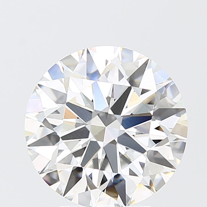 4.01 Carat Round Shaped, Ideal Cut, F Color, VVS2 Clarity, IGI Certified Lab Grown Diamond