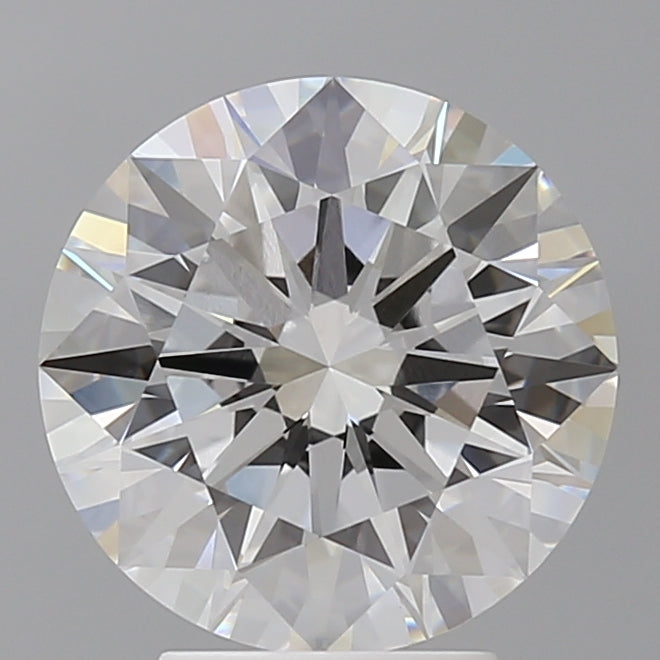 4.02 Carat Round Shaped, Ideal Cut, F Color, VVS2 Clarity, IGI Certified Lab Grown Diamond