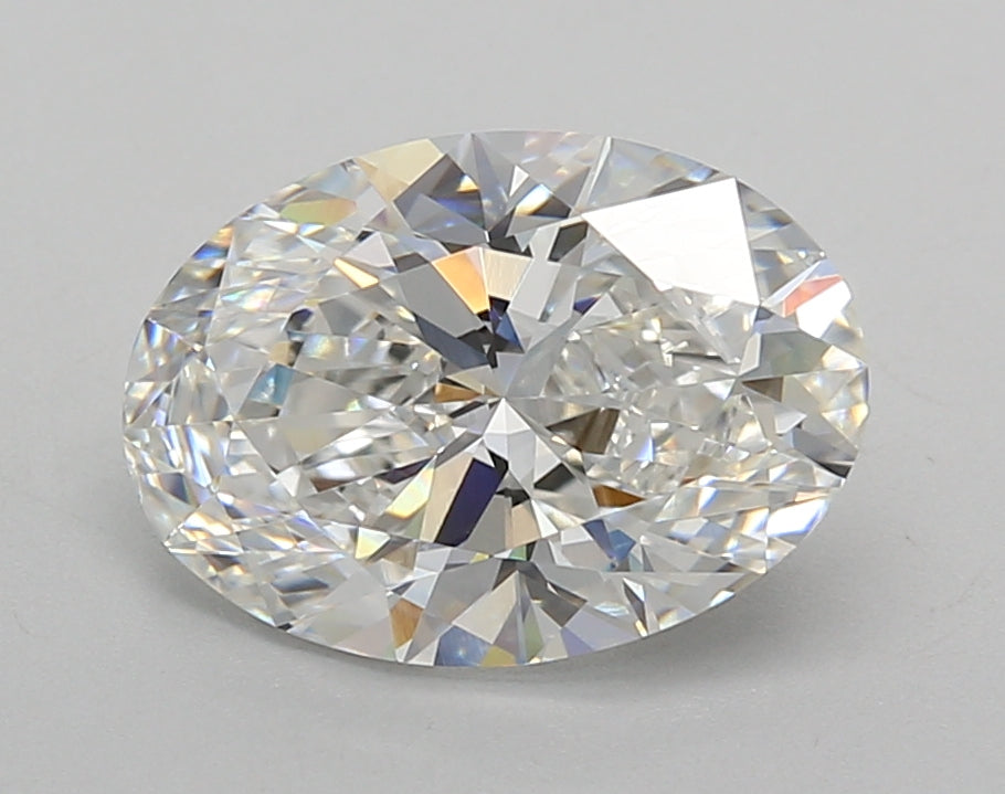 2.49 Carat Oval Shaped, Excellent Cut, E Color, VVS2 Clarity, IGI Certified Lab Grown Diamond