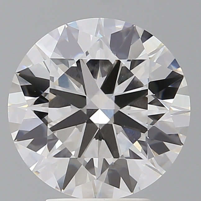 4.07 Carat Round Shaped, Ideal Cut, E Color, VVS2 Clarity, IGI Certified Lab Grown Diamond