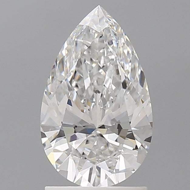 1.59 Carat Pear Shaped, Ideal Cut, E Color, VVS2 Clarity, IGI Certified Lab Grown Diamond