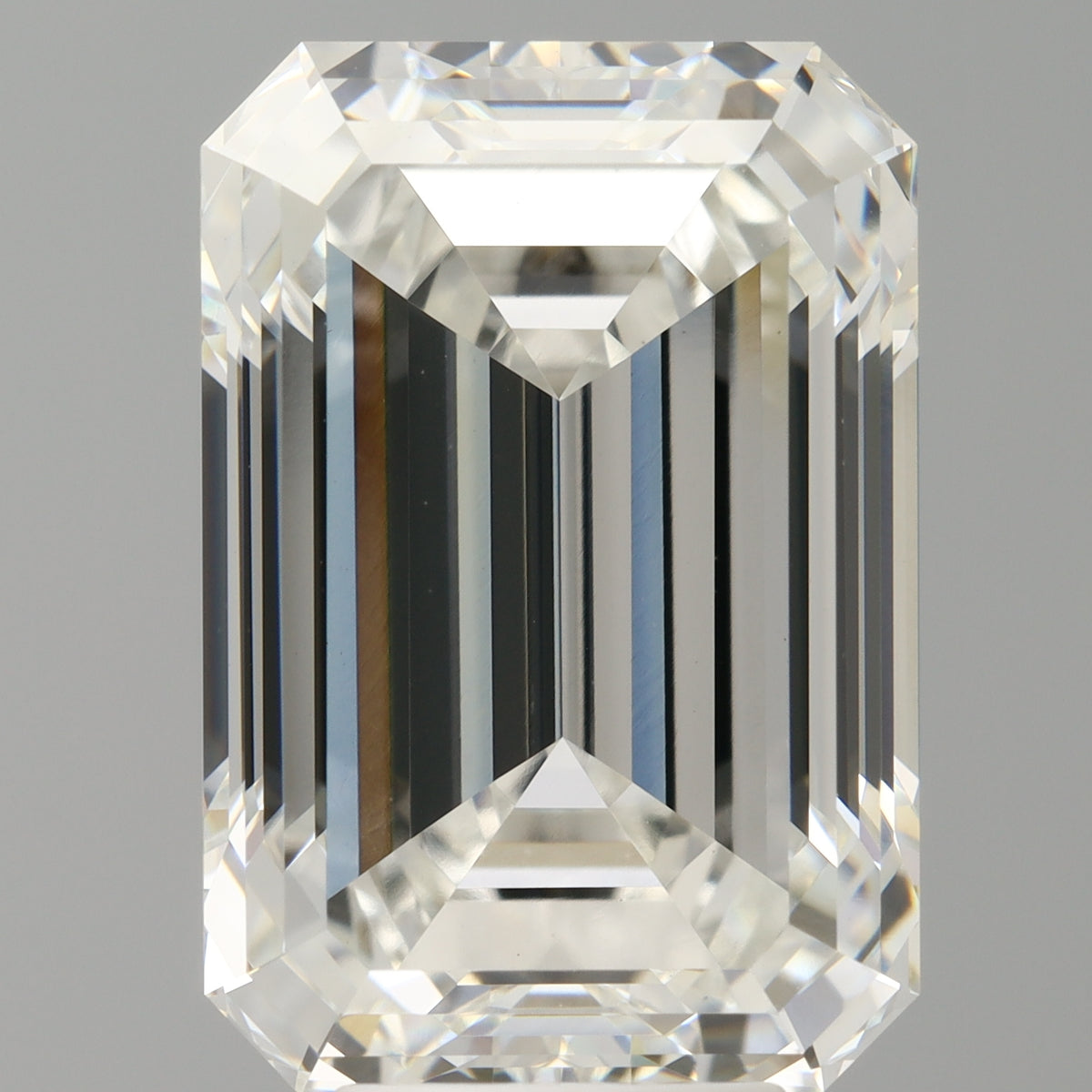 8.03 Carat Emerald Shaped, Ideal Cut, F Color, VVS2 Clarity, IGI Certified Lab Grown Diamond