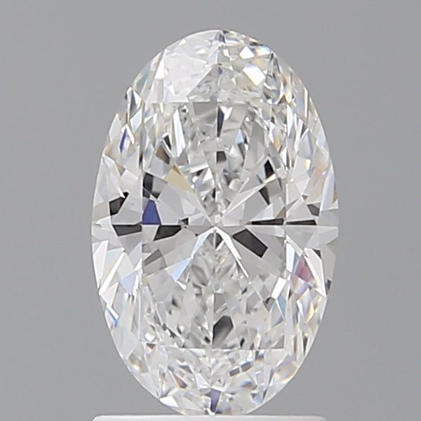 1.54 Carat Oval Shaped, Ideal Cut, D Color, VS1 Clarity, IGI Certified Lab Grown Diamond