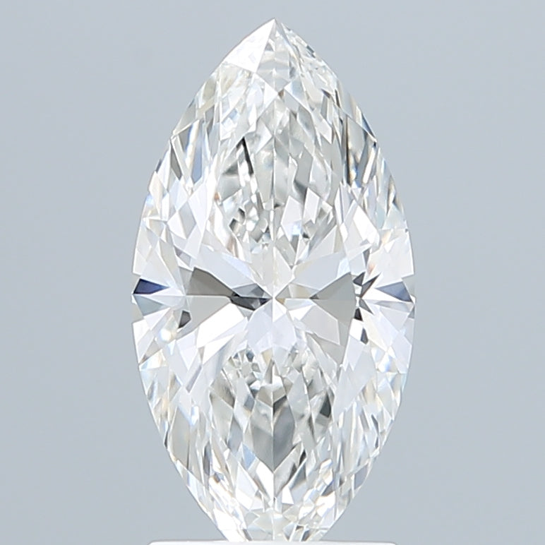 1.92 Carat Marquise Shaped, Ideal Cut, F Color, VVS2 Clarity, IGI Certified Lab Grown Diamond
