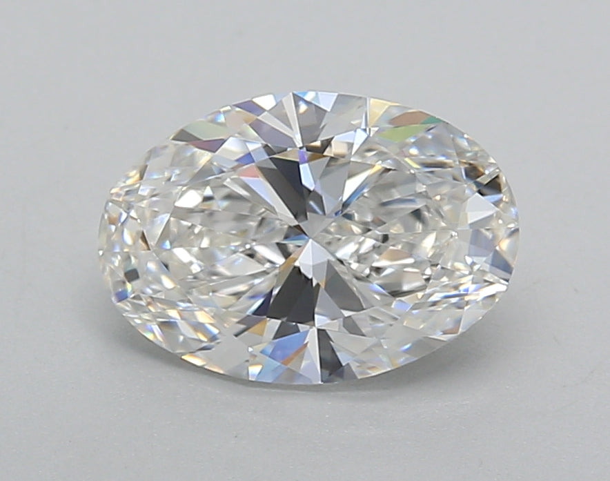 1.66 Carat Oval Shaped, Excellent Cut, E Color, VVS1 Clarity, IGI Certified Lab Grown Diamond