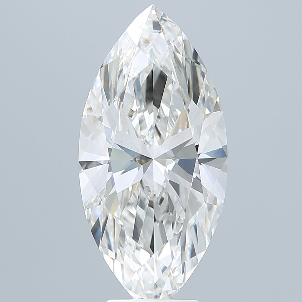 5.58 Carat Marquise Shaped, Ideal Cut, G Color, VS1 Clarity, IGI Certified Lab Grown Diamond