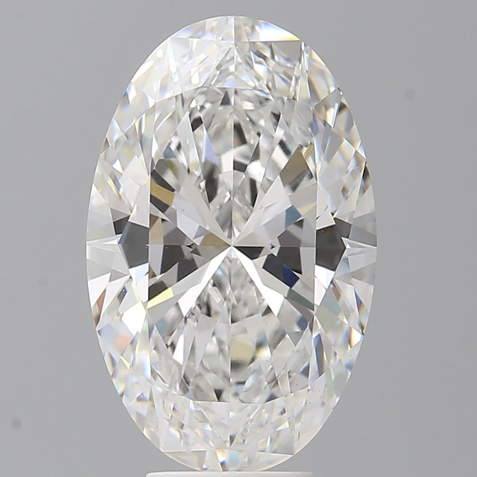 6.60 Carat Oval Shaped, Ideal Cut, E Color, VVS2 Clarity, IGI Certified Lab Grown Diamond