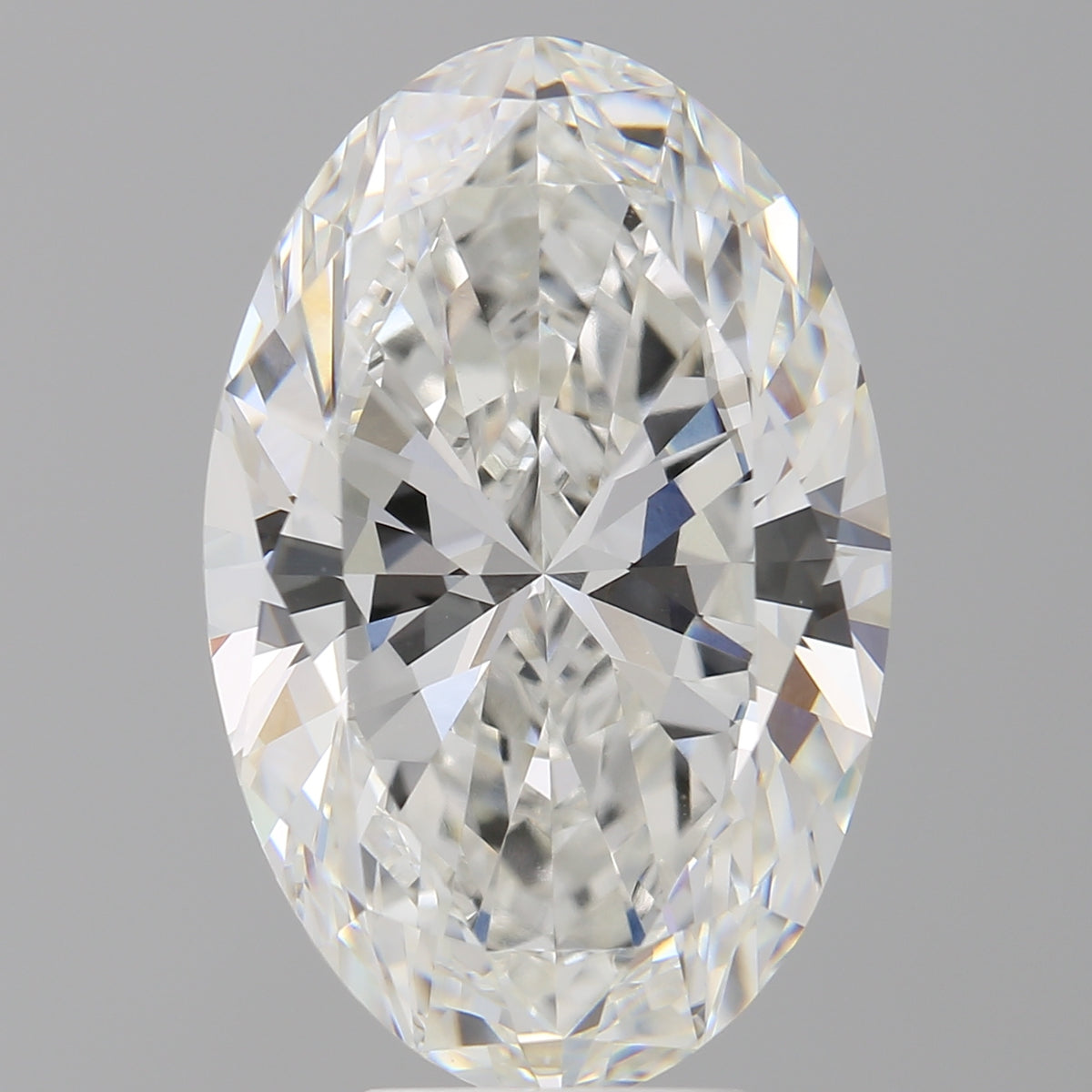 7.09 Carat Oval Shaped, Ideal Cut, F Color, VVS2 Clarity, IGI Certified Lab Grown Diamond