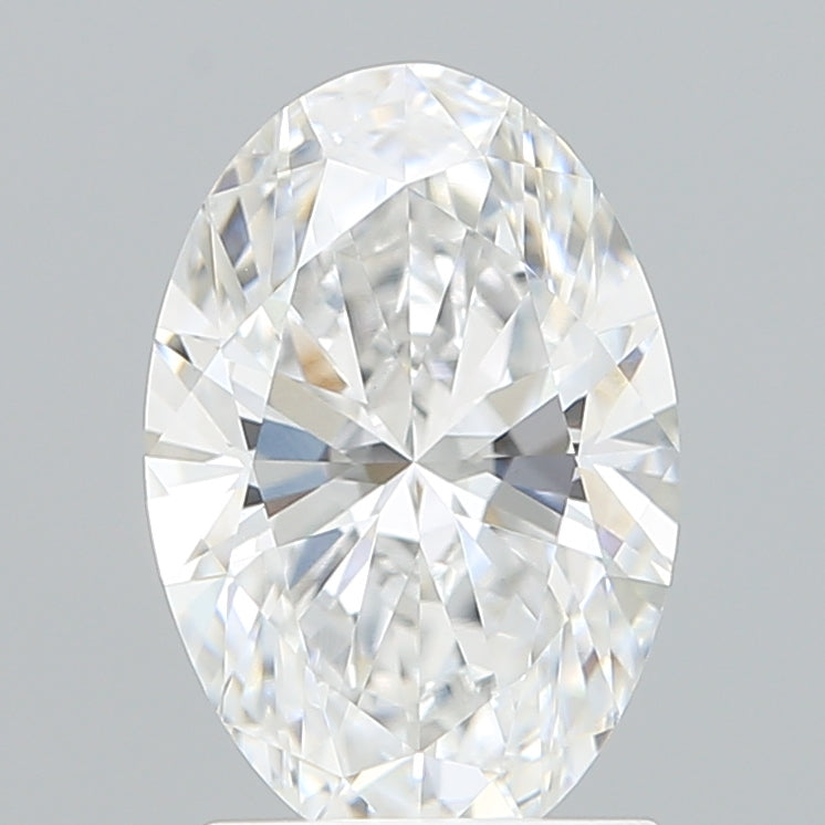 1.87 Carat Oval Shaped, Ideal Cut, D Color, VVS2 Clarity, IGI Certified Lab Grown Diamond