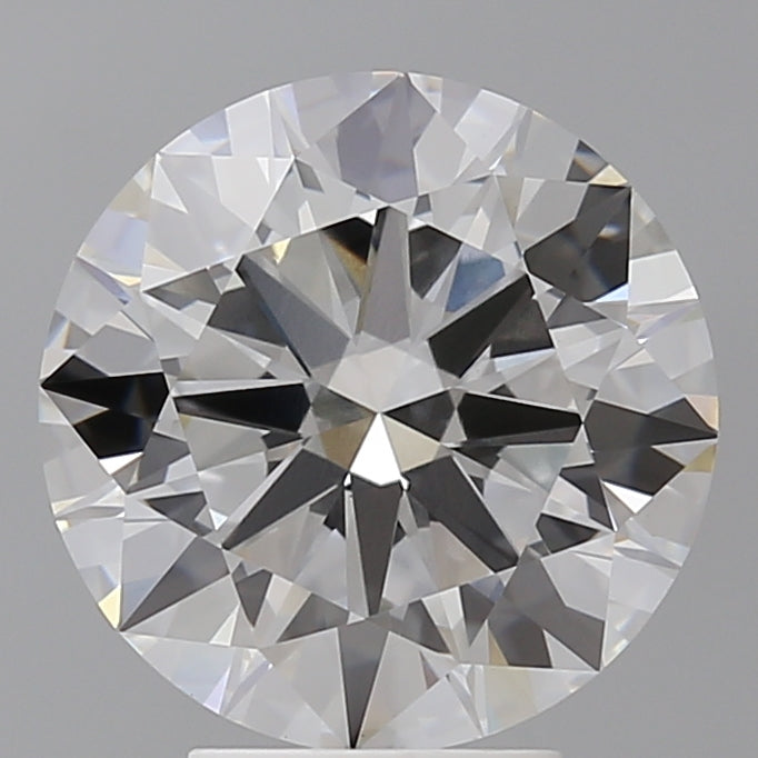 4.58 Carat Round Shaped, Excellent Cut, E Color, VVS2 Clarity, IGI Certified Lab Grown Diamond