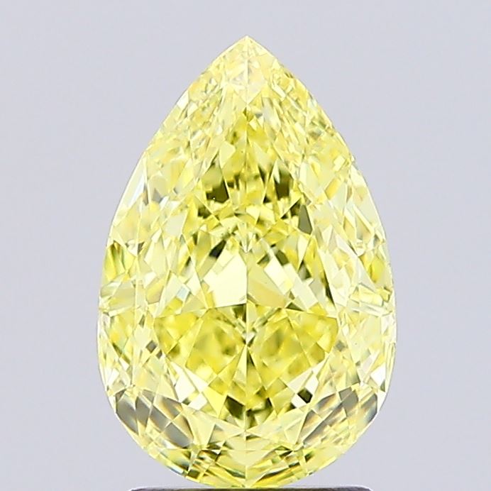 2.10 Carat Pear Shaped, Ideal Cut, VVS2 Clarity, IGI Certified Lab Grown Diamond