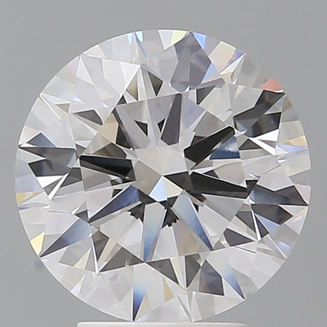 4.10 Carat Round Shaped, Ideal Cut, E Color, VVS2 Clarity, IGI Certified Lab Grown Diamond