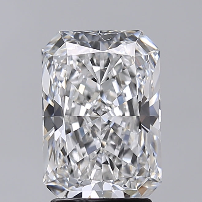2.62 Carat Radiant Shaped, Excellent Cut, E Color, VS1 Clarity, IGI Certified Lab Grown Diamond