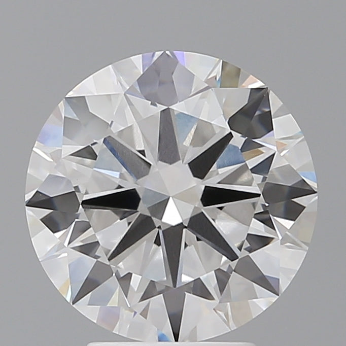 4.04 Carat Round Shaped, Excellent Cut, E Color, VVS2 Clarity, IGI Certified Lab Grown Diamond