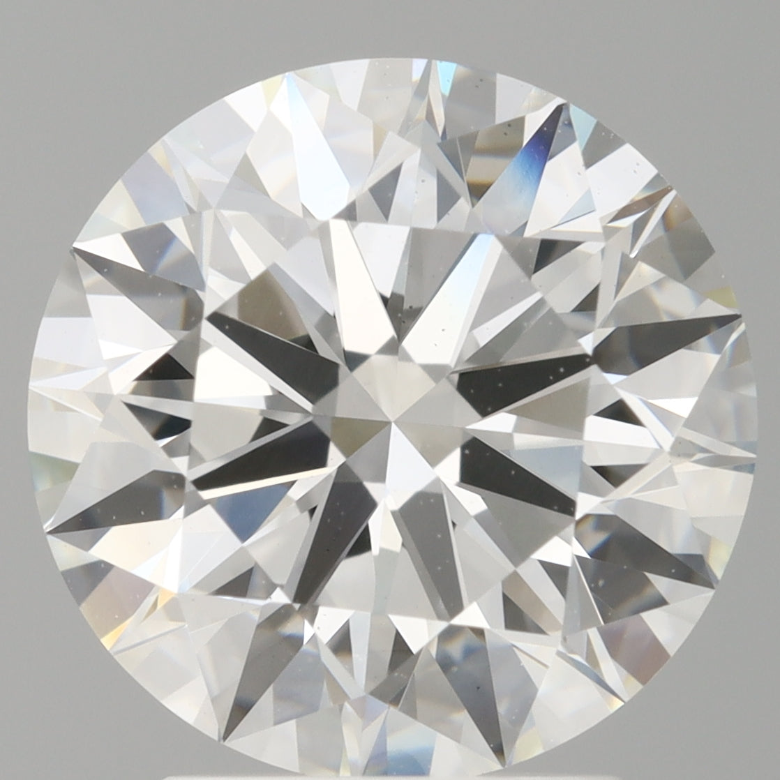 3.09 Carat Round Shaped, Ideal Cut, E Color, VS1 Clarity, IGI Certified Lab Grown Diamond