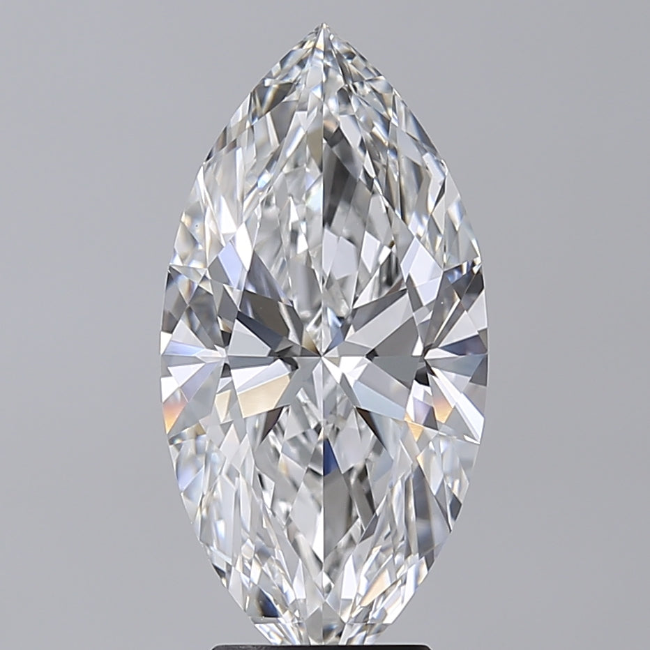 4.01 Carat Marquise Shaped, Excellent Cut, E Color, VVS2 Clarity, IGI Certified Lab Grown Diamond