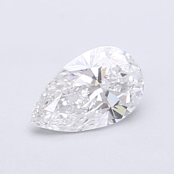 0.44 Carat Pear Shaped, Very Good Cut, D Color, VS1 Clarity, IGI Certified Lab Grown Diamond