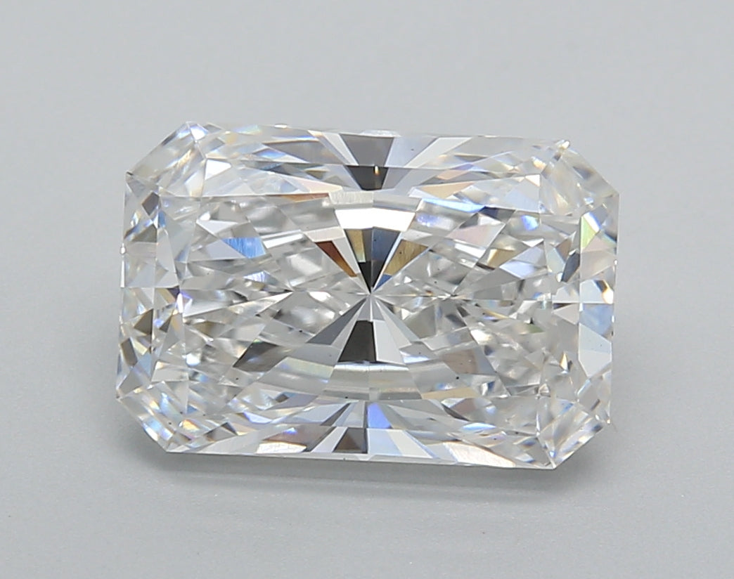 3.50 Carat Radiant Shaped, Excellent Cut, E Color, VS2 Clarity, IGI Certified Lab Grown Diamond