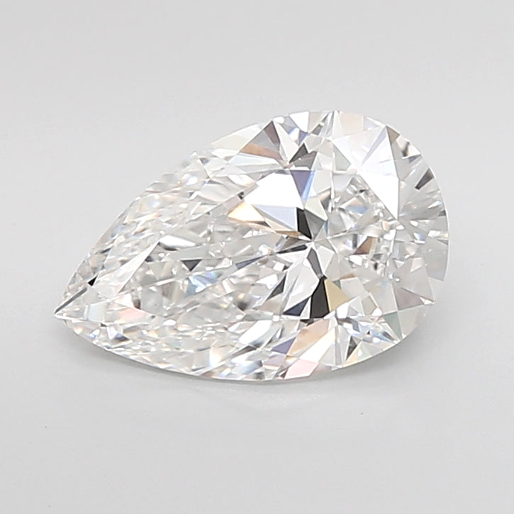 3.05 Carat Pear Shaped, Ideal Cut, E Color, VVS2 Clarity, IGI Certified Lab Grown Diamond