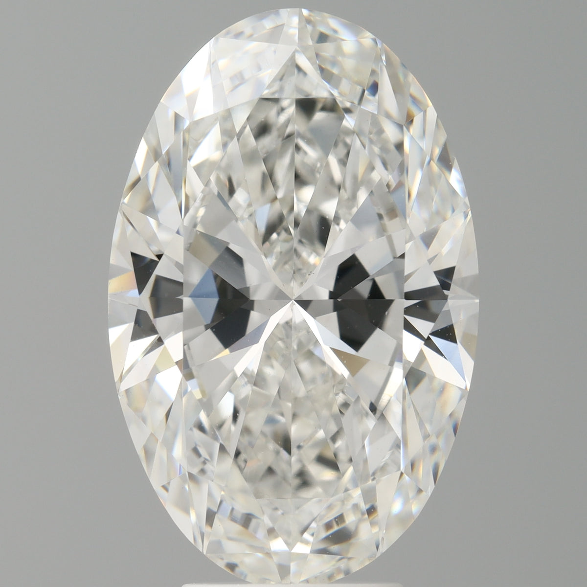 6.09 Carat Oval Shaped, Ideal Cut, E Color, VVS2 Clarity, IGI Certified Lab Grown Diamond