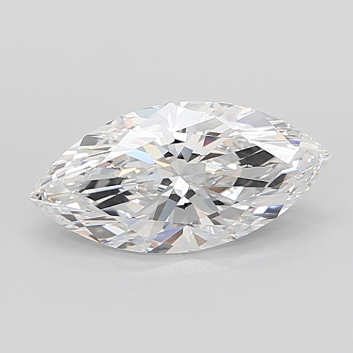 5.04 Carat Marquise Shaped, Ideal Cut, D Color, VVS1 Clarity, IGI Certified Lab Grown Diamond
