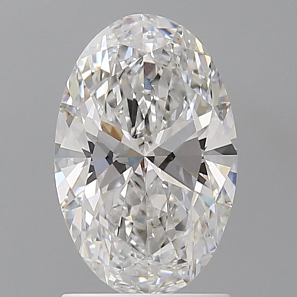 1.55 Carat Oval Shaped, Ideal Cut, D Color, VVS2 Clarity, IGI Certified Lab Grown Diamond