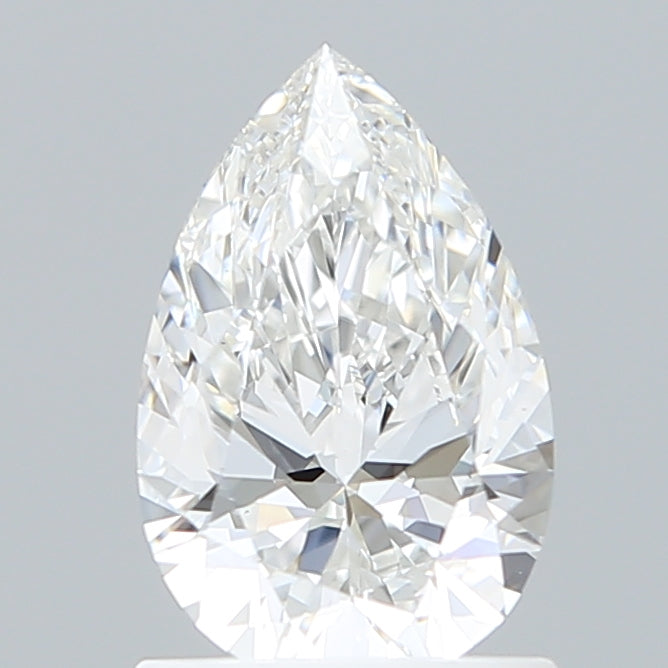 1.09 Carat Pear Shaped, Ideal Cut, E Color, VVS2 Clarity, IGI Certified Lab Grown Diamond