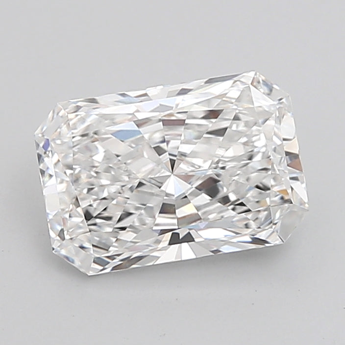 3.05 Carat Radiant Shaped, Ideal Cut, D Color, VVS2 Clarity, IGI Certified Lab Grown Diamond