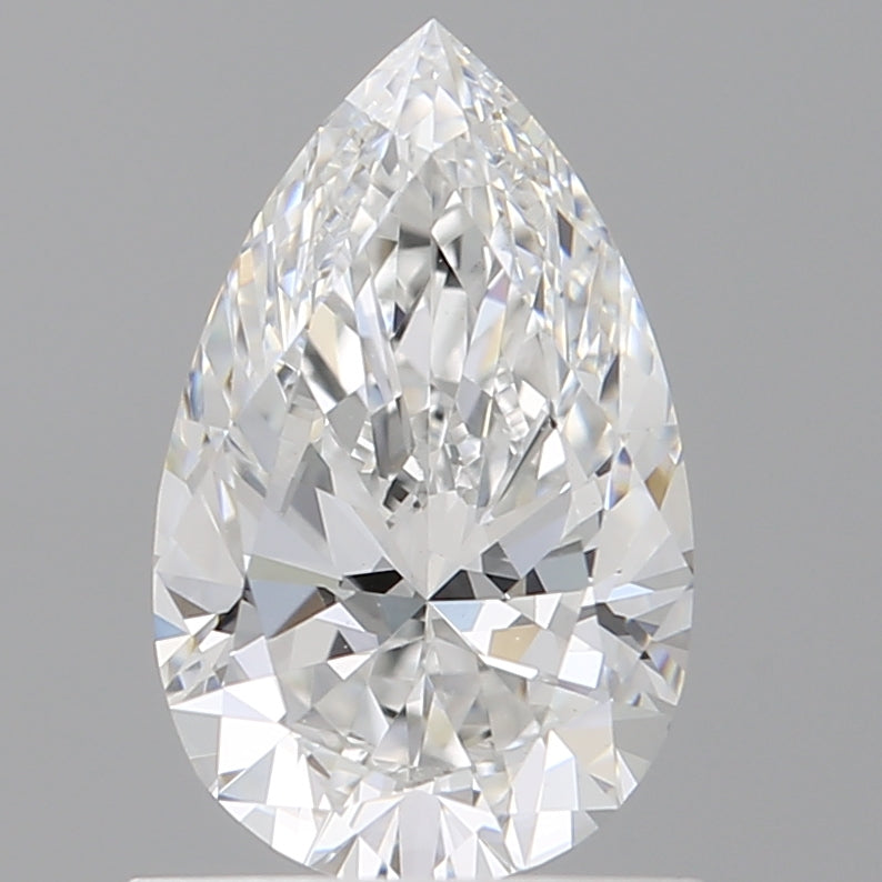 1.06 Carat Pear Shaped, Ideal Cut, E Color, VVS2 Clarity, IGI Certified Lab Grown Diamond