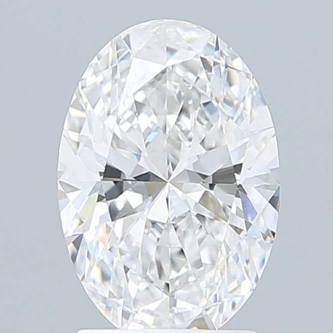 2.09 Carat Oval Shaped, Ideal Cut, E Color, VVS2 Clarity, IGI Certified Lab Grown Diamond