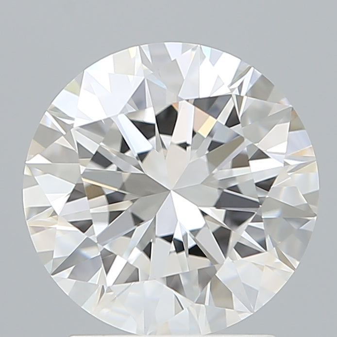 2.25 Carat Round Shaped, Excellent Cut, D Color, VVS2 Clarity, IGI Certified Lab Grown Diamond