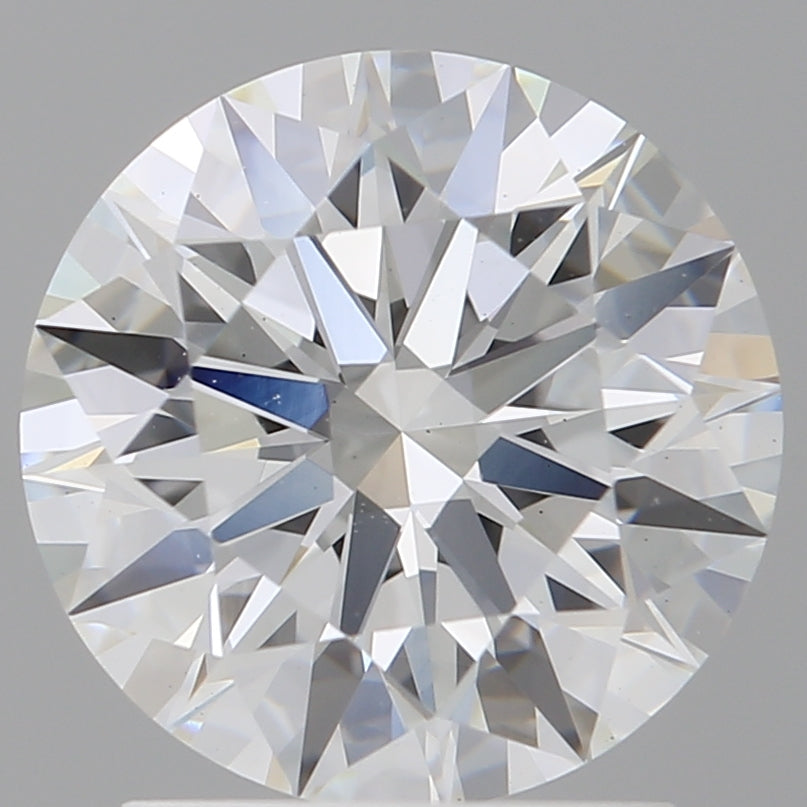 2.10 Carat Round Shaped, Ideal Cut, E Color, VS1 Clarity, IGI Certified Lab Grown Diamond
