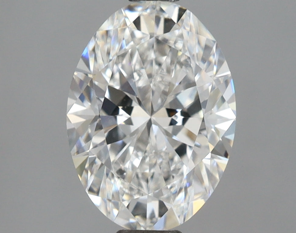 2.05 Carat Oval Shaped, Ideal Cut, E Color, VS1 Clarity, IGI Certified Lab Grown Diamond