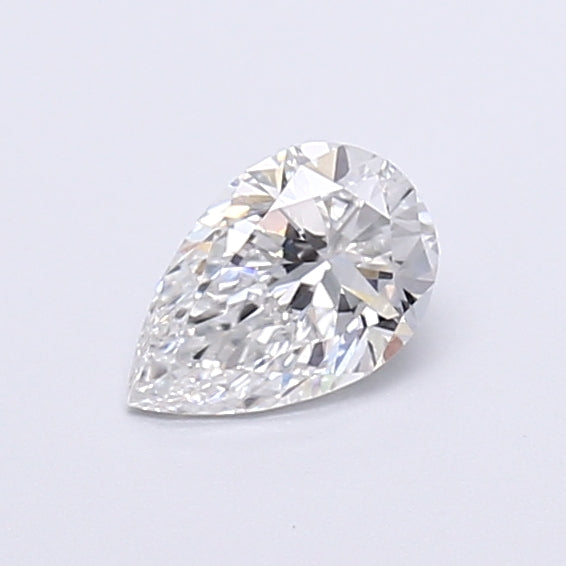 0.46 Carat Pear Shaped, Very Good Cut, E Color, VVS2 Clarity, IGI Certified Lab Grown Diamond