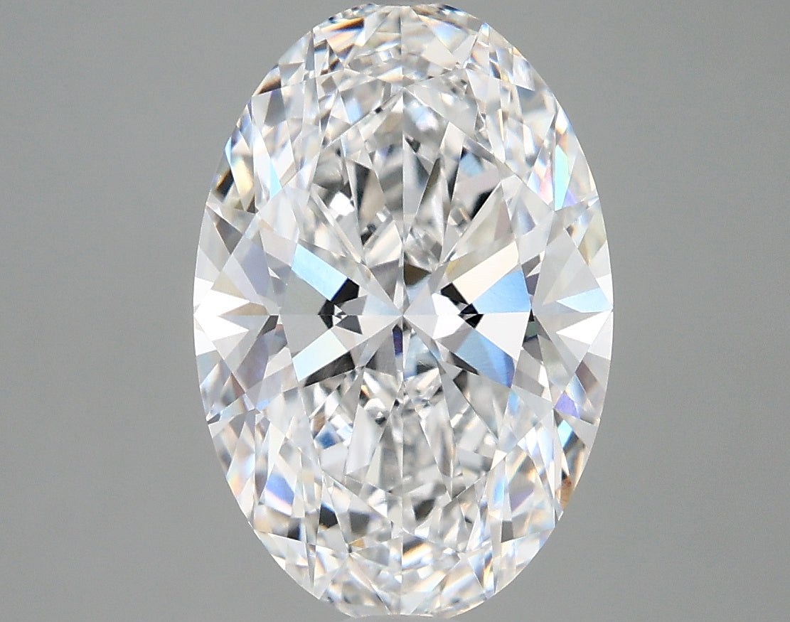 3.98 Carat Oval Shaped, Very Good Cut, D Color, VVS1 Clarity, IGI Certified Lab Grown Diamond