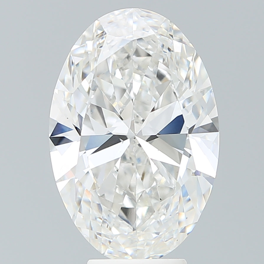 6.19 Carat Oval Shaped, Ideal Cut, F Color, VS1 Clarity, IGI Certified Lab Grown Diamond