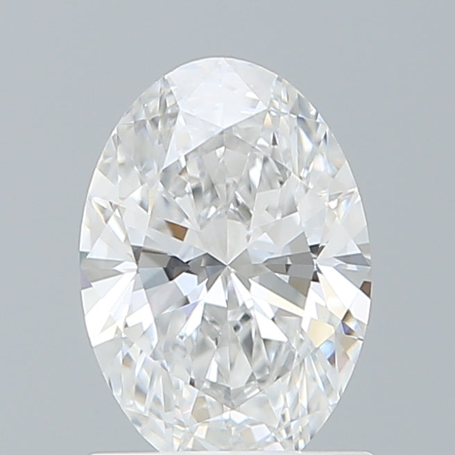 1.10 Carat Oval Shaped, Ideal Cut, D Color, VVS2 Clarity, IGI Certified Lab Grown Diamond