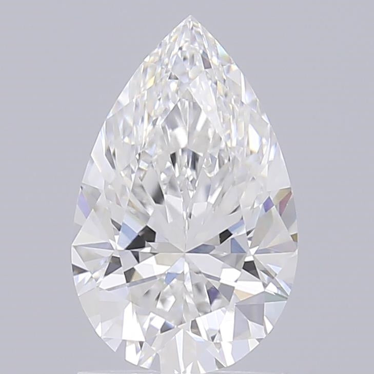 1.60 Carat Pear Shaped, Excellent Cut, D Color, VVS2 Clarity, IGI Certified Lab Grown Diamond