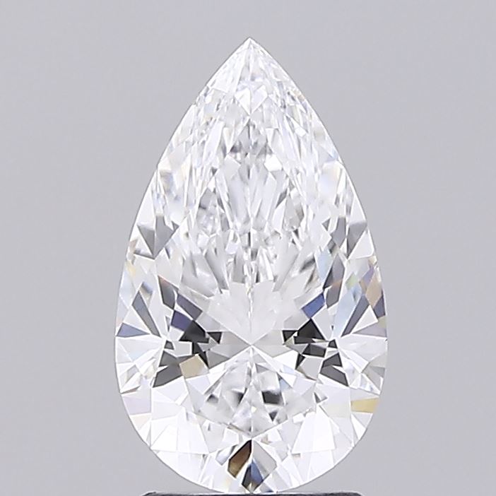 2.01 Carat Pear Shaped, Ideal Cut, D Color, VVS1 Clarity, IGI Certified Lab Grown Diamond