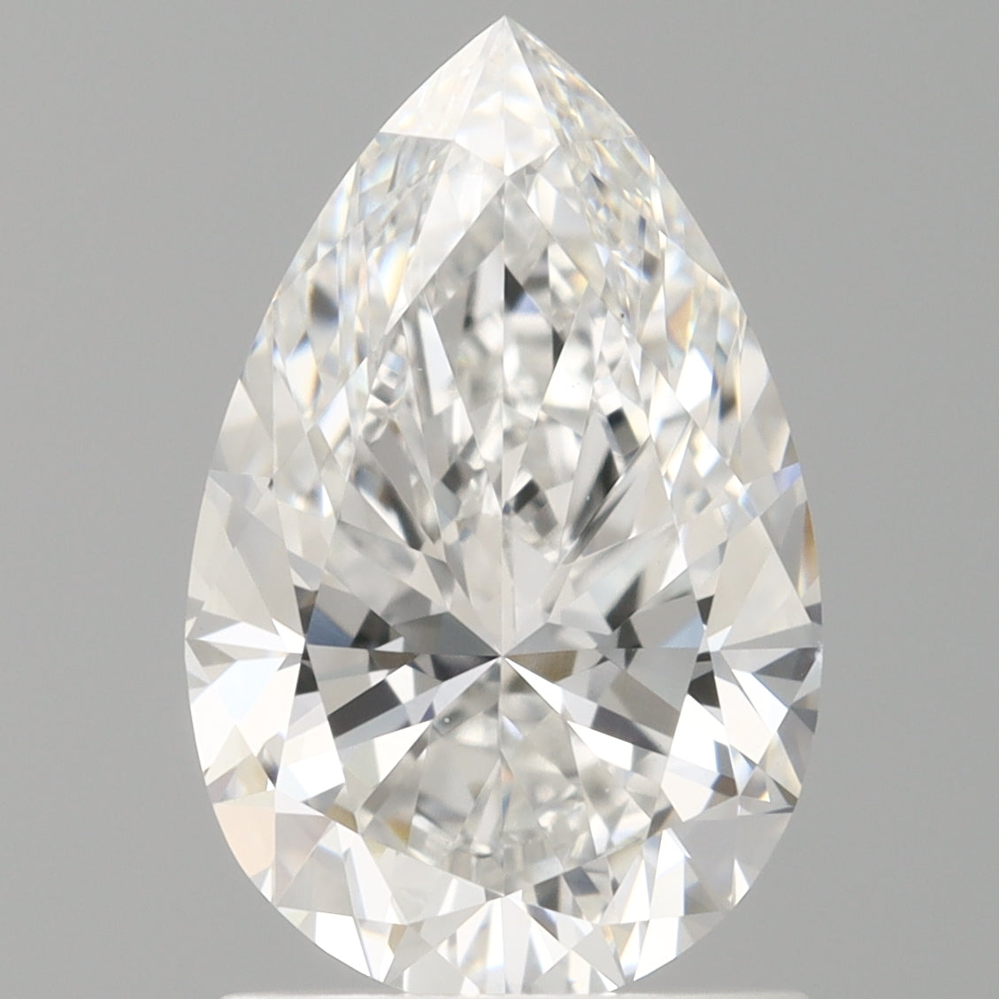 1.51 Carat Pear Shaped, Ideal Cut, E Color, VVS2 Clarity, IGI Certified Lab Grown Diamond