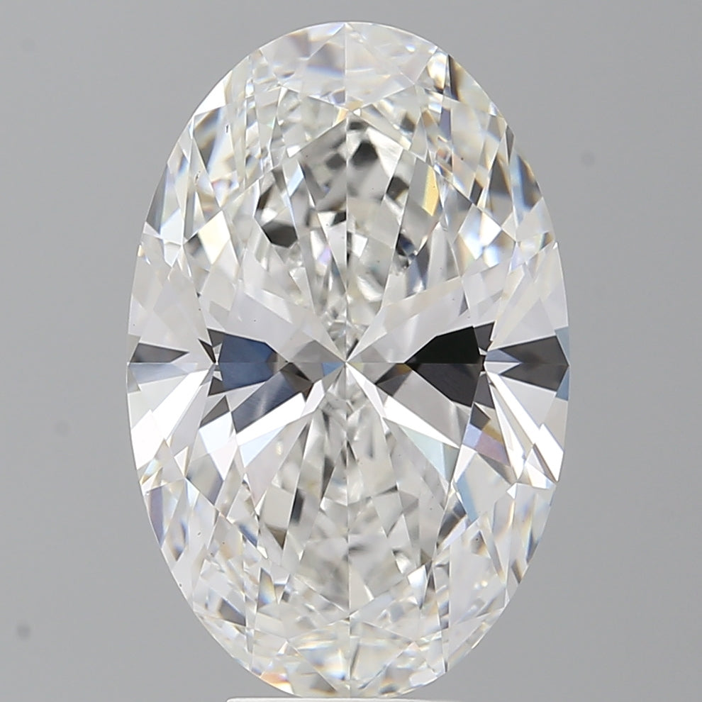 7.56 Carat Oval Shaped, Ideal Cut, E Color, VVS2 Clarity, IGI Certified Lab Grown Diamond