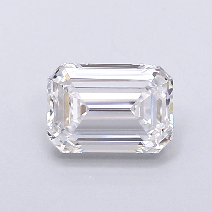 0.94 Carat Emerald Shaped, Very Good Cut, D Color, VVS1 Clarity, IGI Certified Lab Grown Diamond