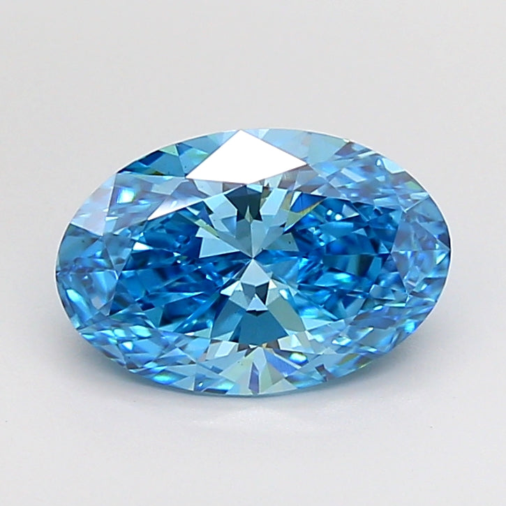 2.53 Carat Oval Shaped, Ideal Cut, VS1 Clarity, IGI Certified Lab Grown Diamond