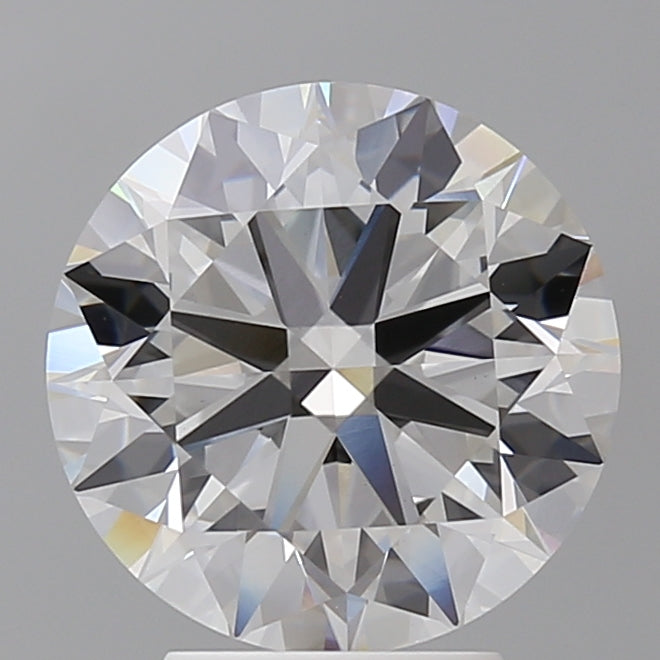 4.01 Carat Round Shaped, Excellent Cut, E Color, VVS2 Clarity, IGI Certified Lab Grown Diamond