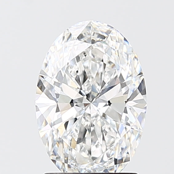 1.54 Carat Oval Shaped, Ideal Cut, D Color, VVS2 Clarity, IGI Certified Lab Grown Diamond