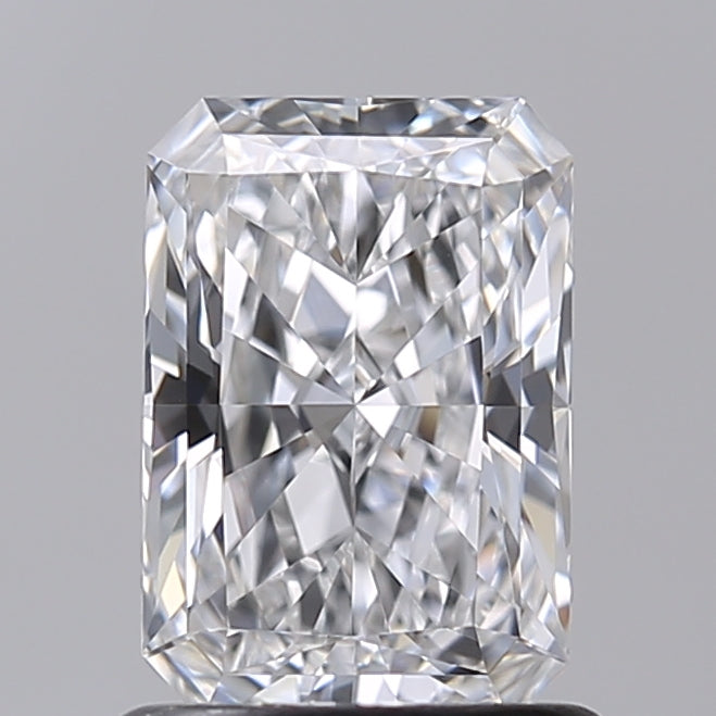 1.02 Carat Radiant Shaped, Ideal Cut, D Color, VVS2 Clarity, IGI Certified Lab Grown Diamond